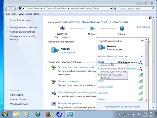 Cách phát wifi trên laptop không cần phần mềm hỗ trợ