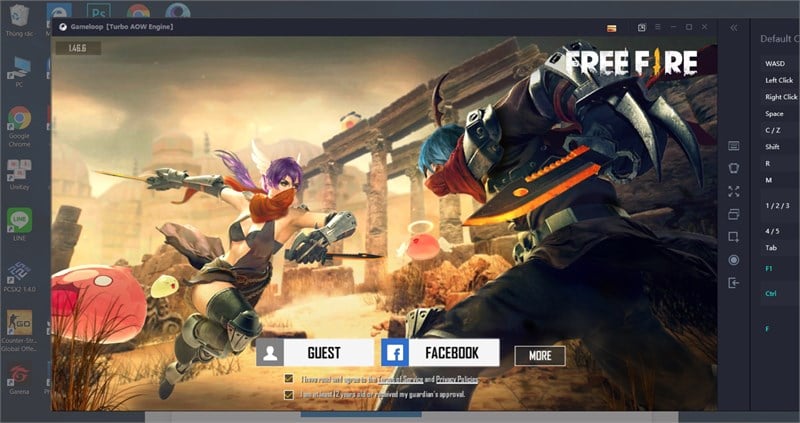 cách tải Free Fire trên laptop, máy tính