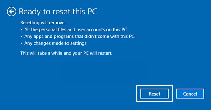 Cài đặt lại Win 10 cho PC, Laptop