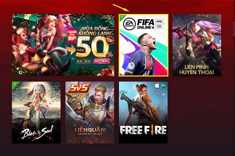 Cấu hình chơi Fifa Online 4