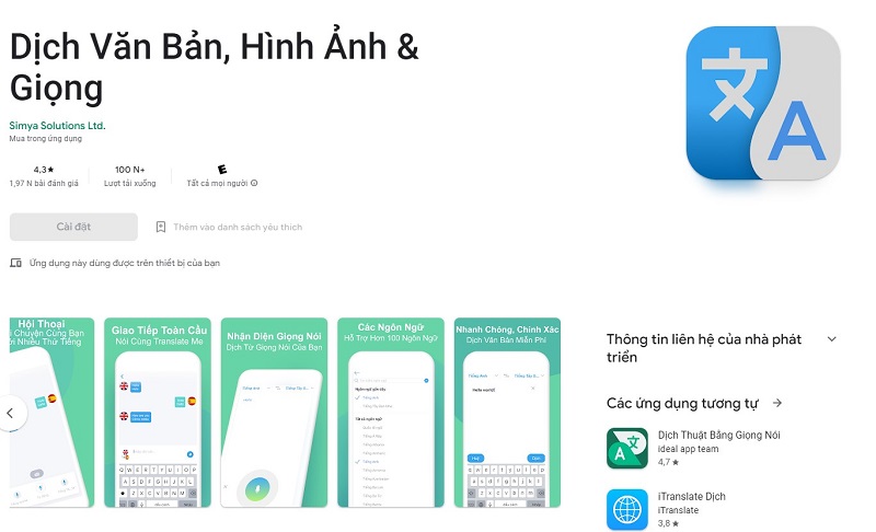 dịch hình ảnh