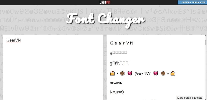 đổi font chữ FB
