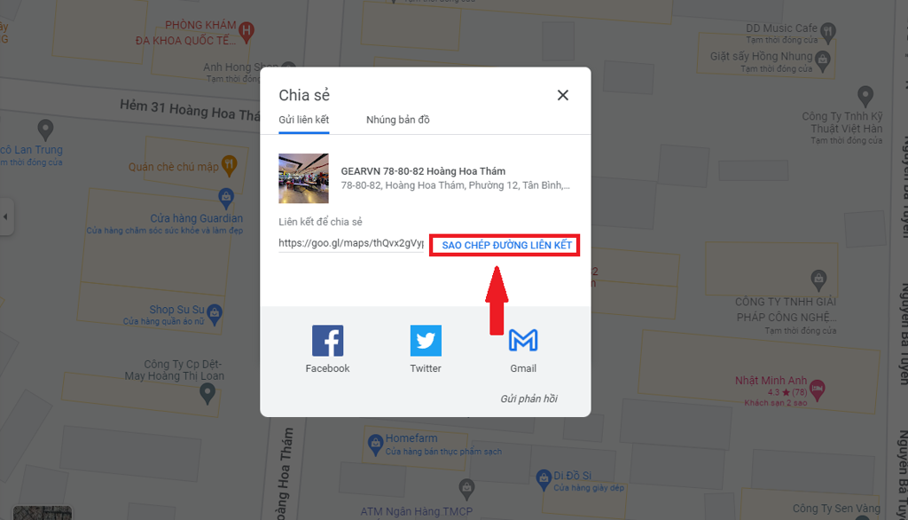 GEARVN - Cách chia sẻ định vị qua Zalo bằng Google Maps