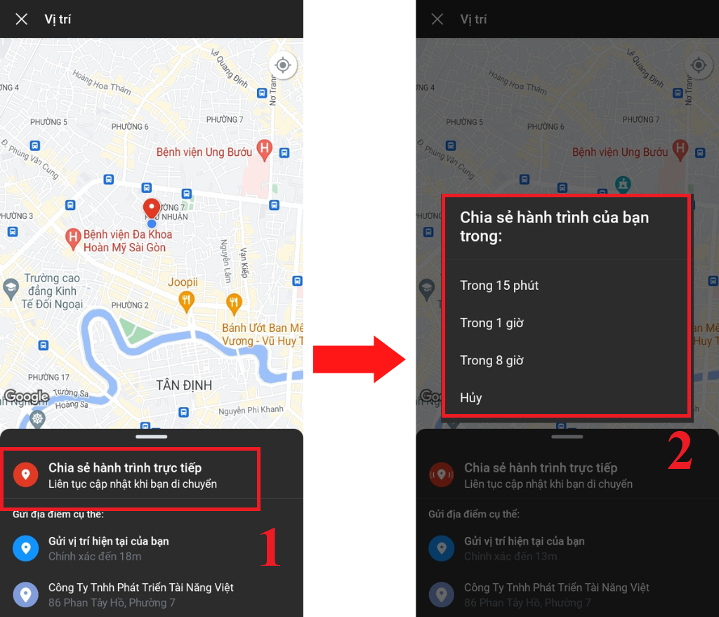 GEARVN - Cách gửi định vị qua Zalo bằng Android