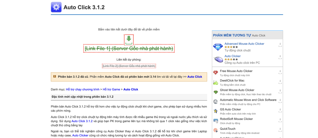 GEARVN Cài đặt Auto Click không chiếm chuột đơn giản