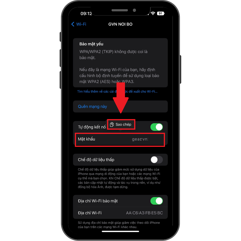 GEARVN - Hướng dẫn cách xem mật khẩu wifi trên iPhone