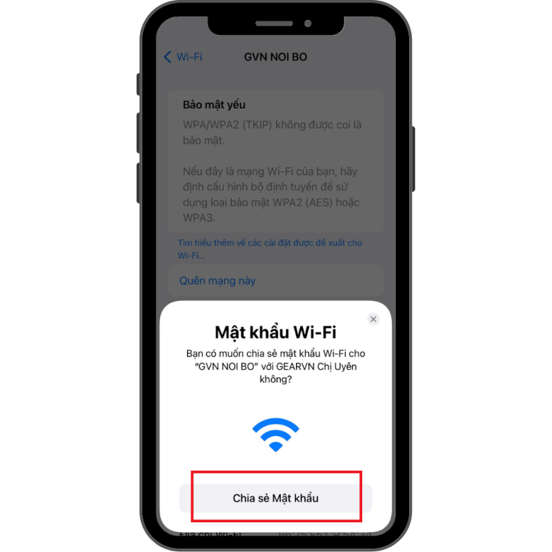 GEARVN - Hướng dẫn cách chia sẻ mật khẩu wifi từ iPhone này sang iPhone khác