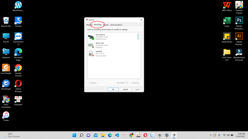 GEARVN Cách bật mic laptop, máy tính và sửa lỗi PC không nhận mic