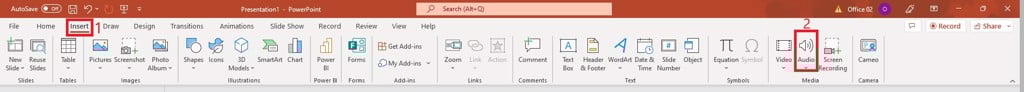 Chèn nhạc vào PowerPoint từ máy tính - GEARVN
