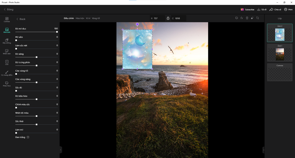 GEARVN Cách chỉnh sửa ảnh miễn phí bằng PicsArt trên máy tính