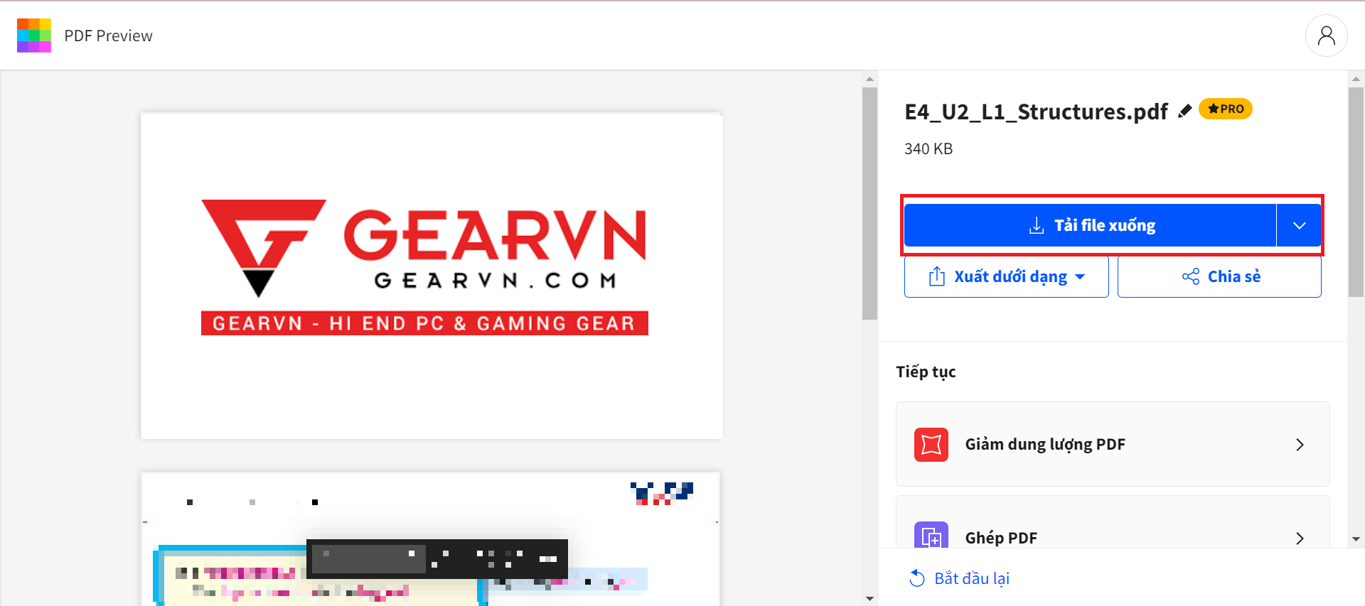 GEARVN - Cách chuyển file Powerpoint sang PDF bằng SmallPDF