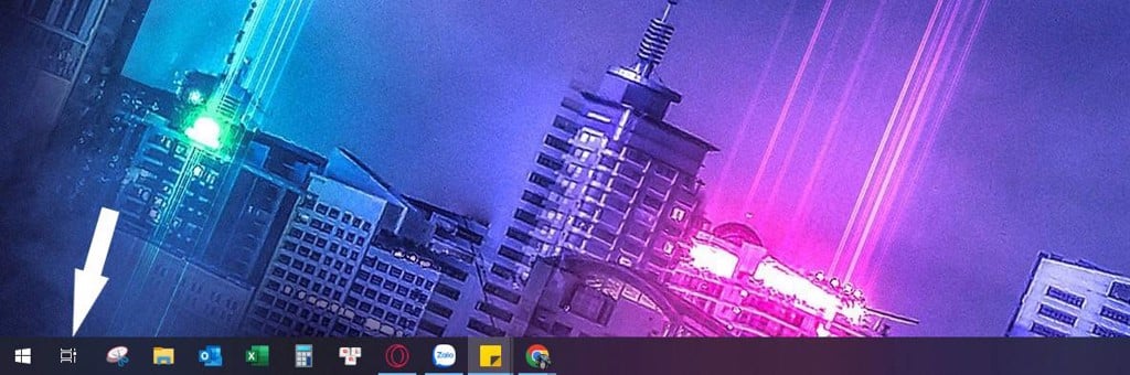 Tắt Task View button trên thanh taskbar - GEARVN