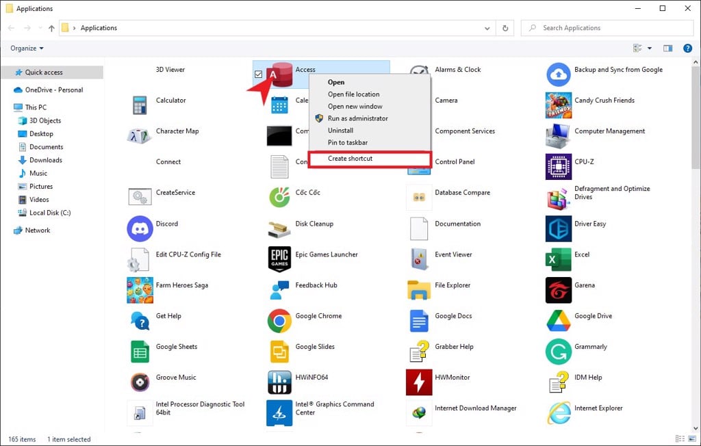 Đưa ứng dụng ra màn hình máy trên Windows 10 bằng CMD - GEARVN