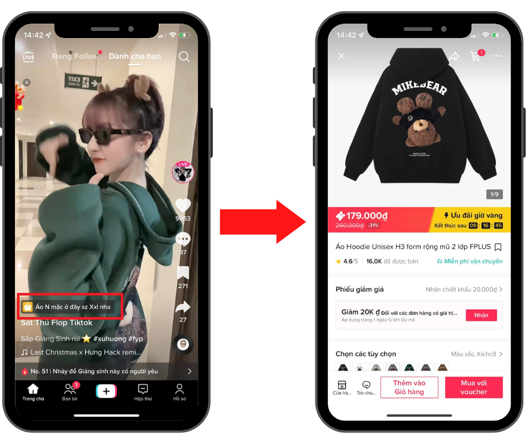 GEARVN - Tạo giỏ hàng để kiếm tiền trên TikTok