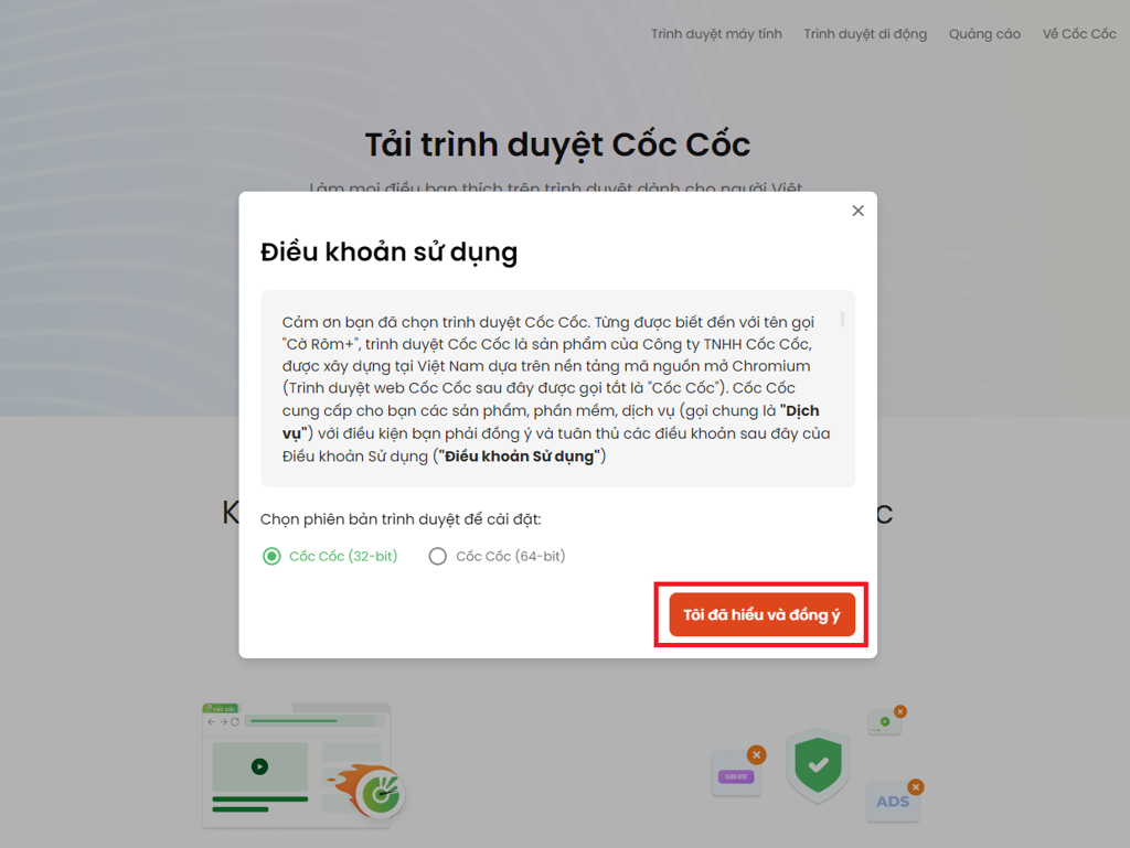 GEARVN - Cách tải Cốc Cốc về máy tính, laptop