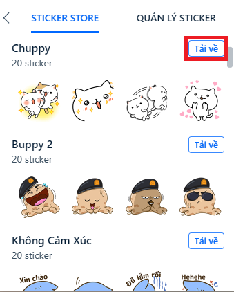 GEARVN - Cách tải sticker zalo về máy tính, laptop