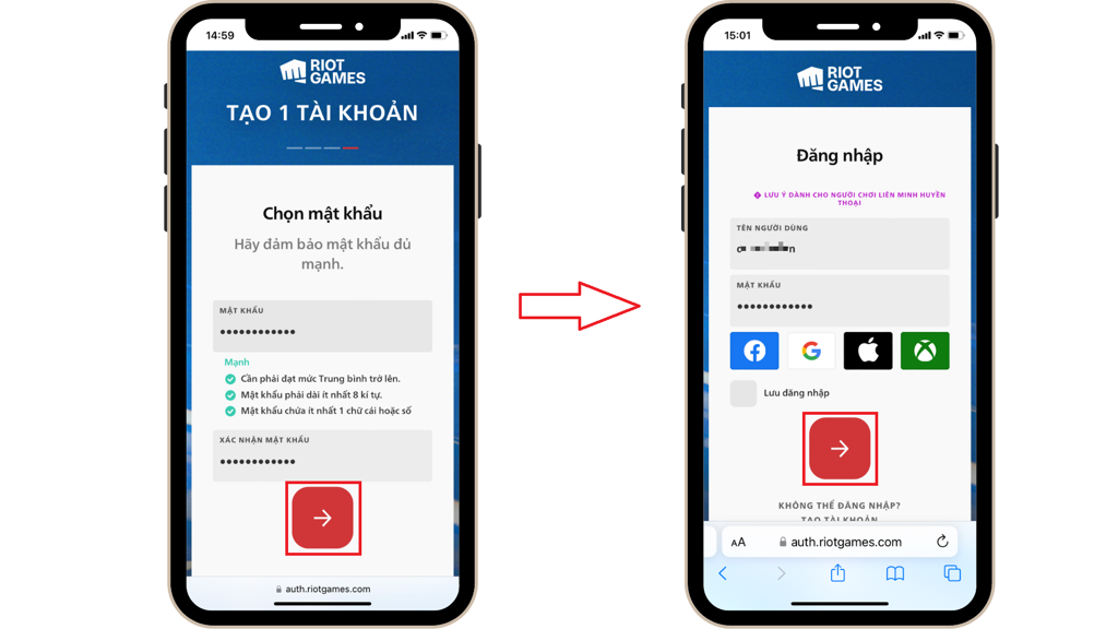 GEARVN - Cách tạo tài khoản LMHT Riot trên điện thoại