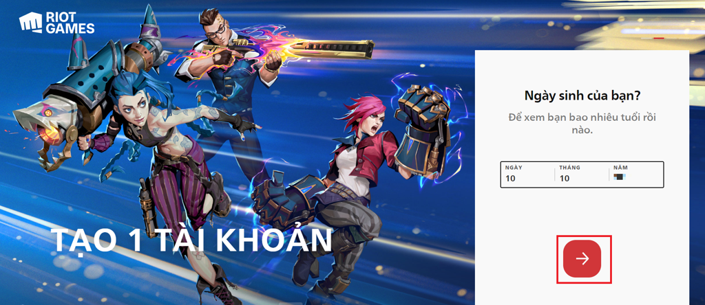 GEARVN - Cách tạo tài khoản LMHT Riot trên máy tính, laptop