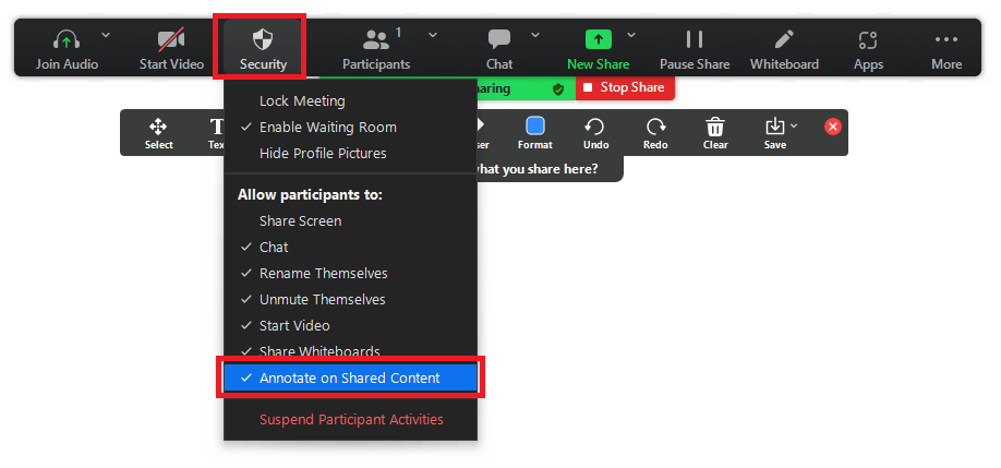 GEARVN - Bật / tắt tính năng Annotate trên Zoom