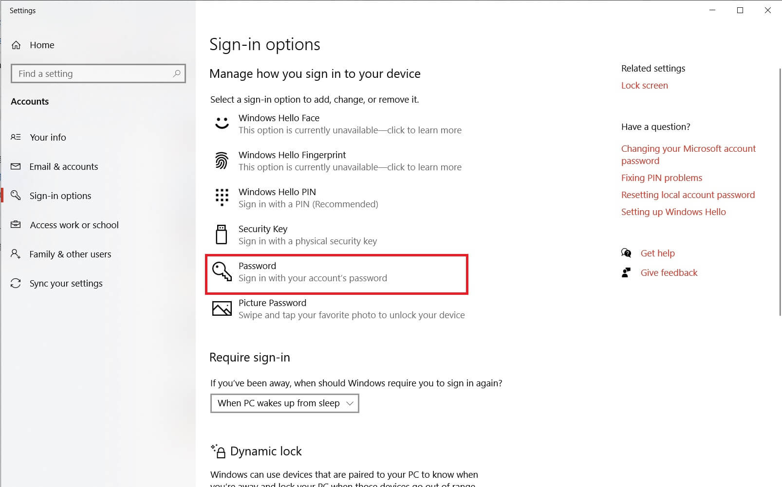 GEARVN.COM - Hướng dẫn cài đặt mật khẩu ký tự cho máy tính bằng Settings