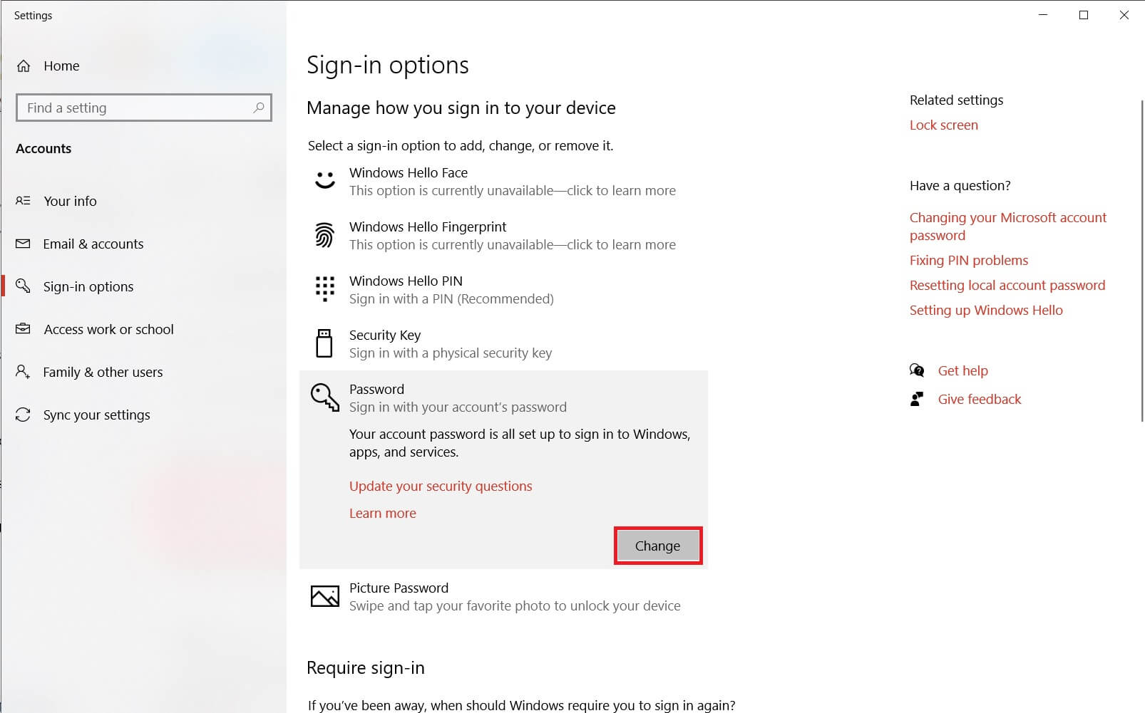 GEARVN.COM - Hướng dẫn cài đặt mật khẩu ký tự cho máy tính bằng Settings