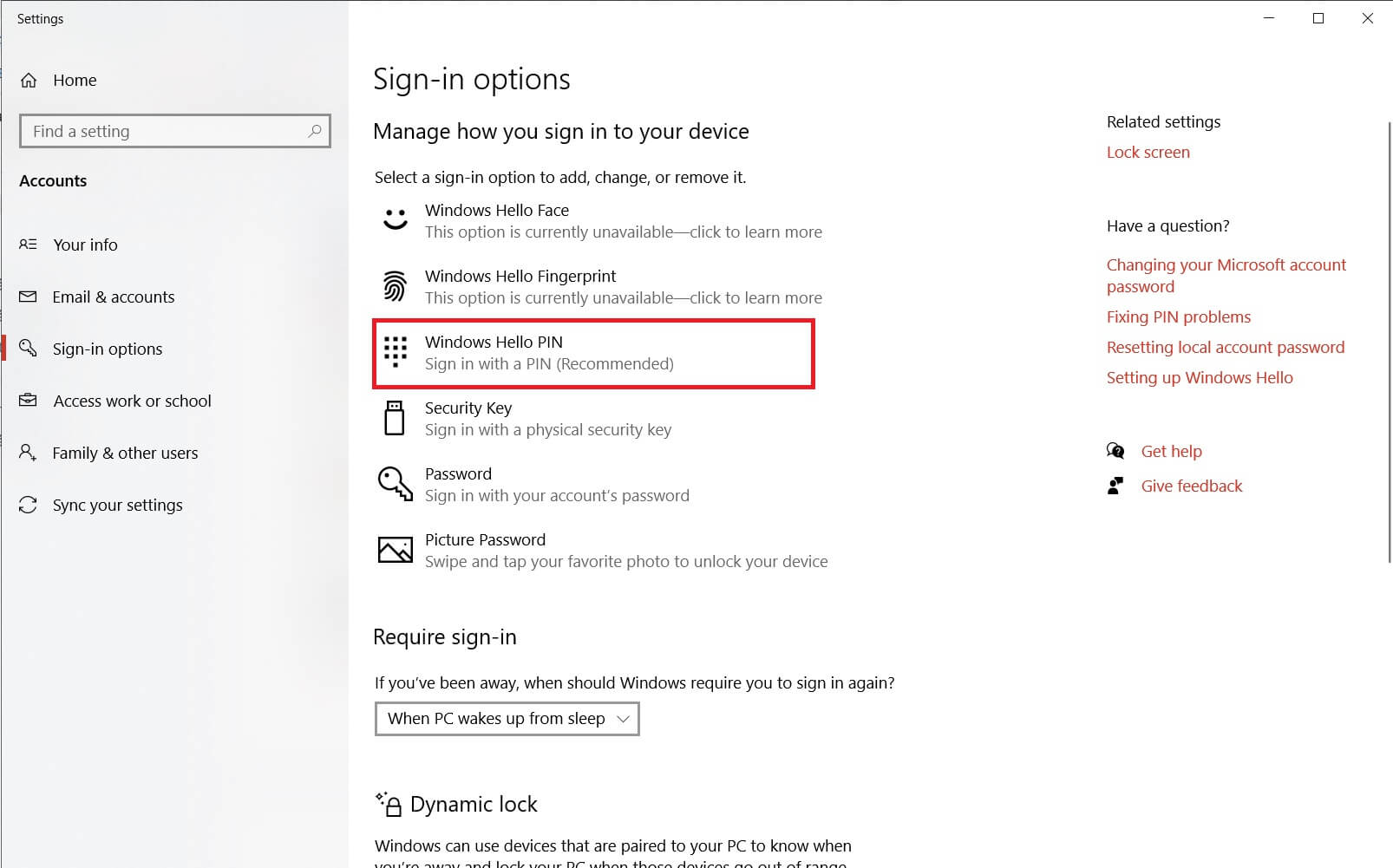 GEARVN.COM - Hướng dẫn cài đặt mật khẩu ký tự cho máy tính bằng Settings