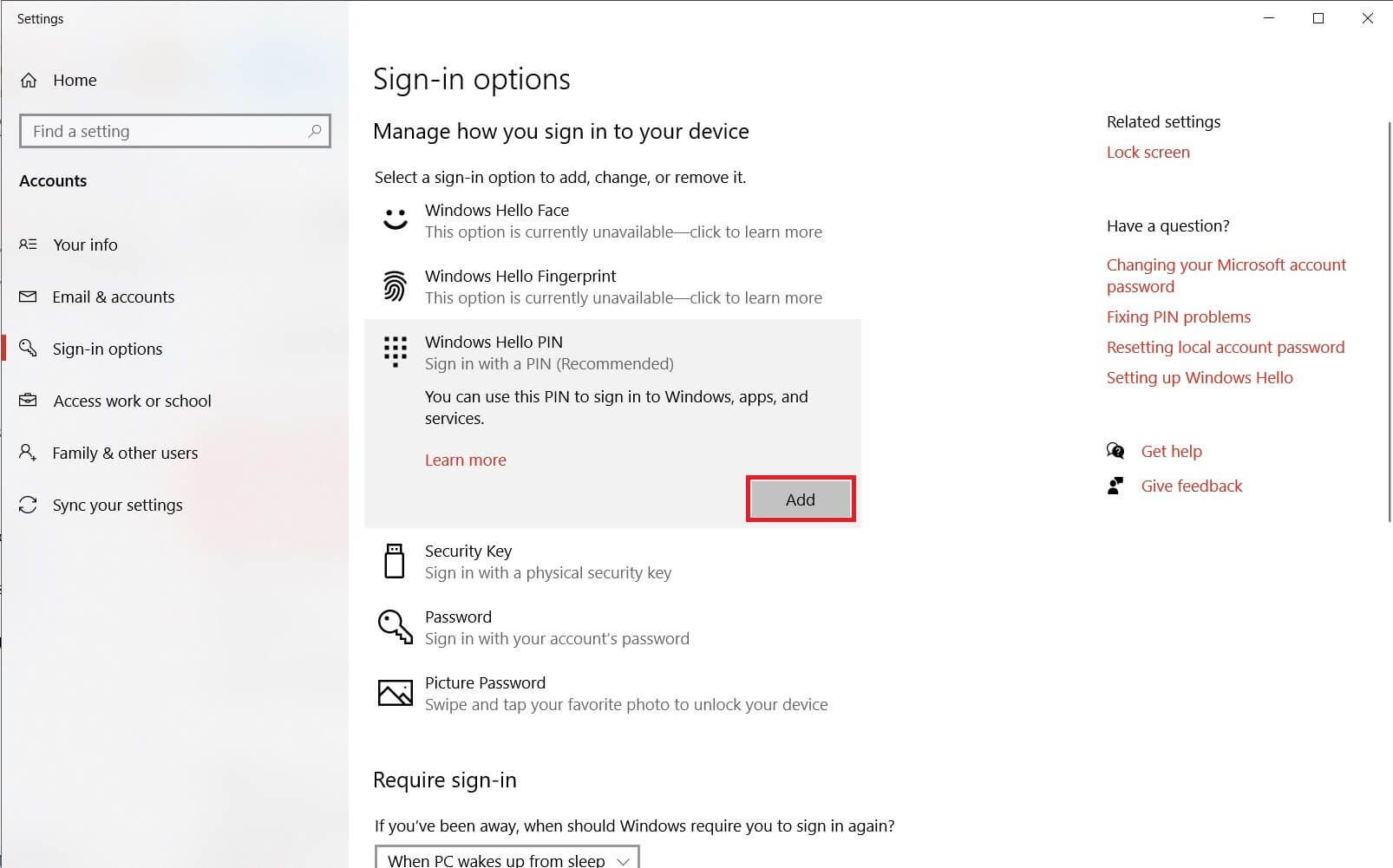GEARVN.COM - Hướng dẫn cài đặt mật khẩu ký tự cho máy tính bằng Settings
