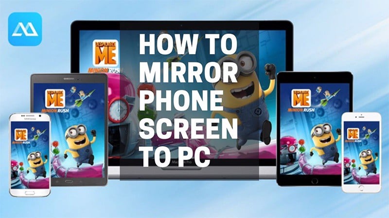 GEARVN chiếu màn hình iPhone lên máy tính