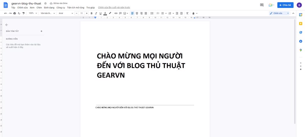 Chuyển hình ảnh sang văn bản bằng Google Docs - GEARVN