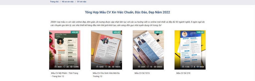 GEARVN - Trang web tạo CV online Timviec365