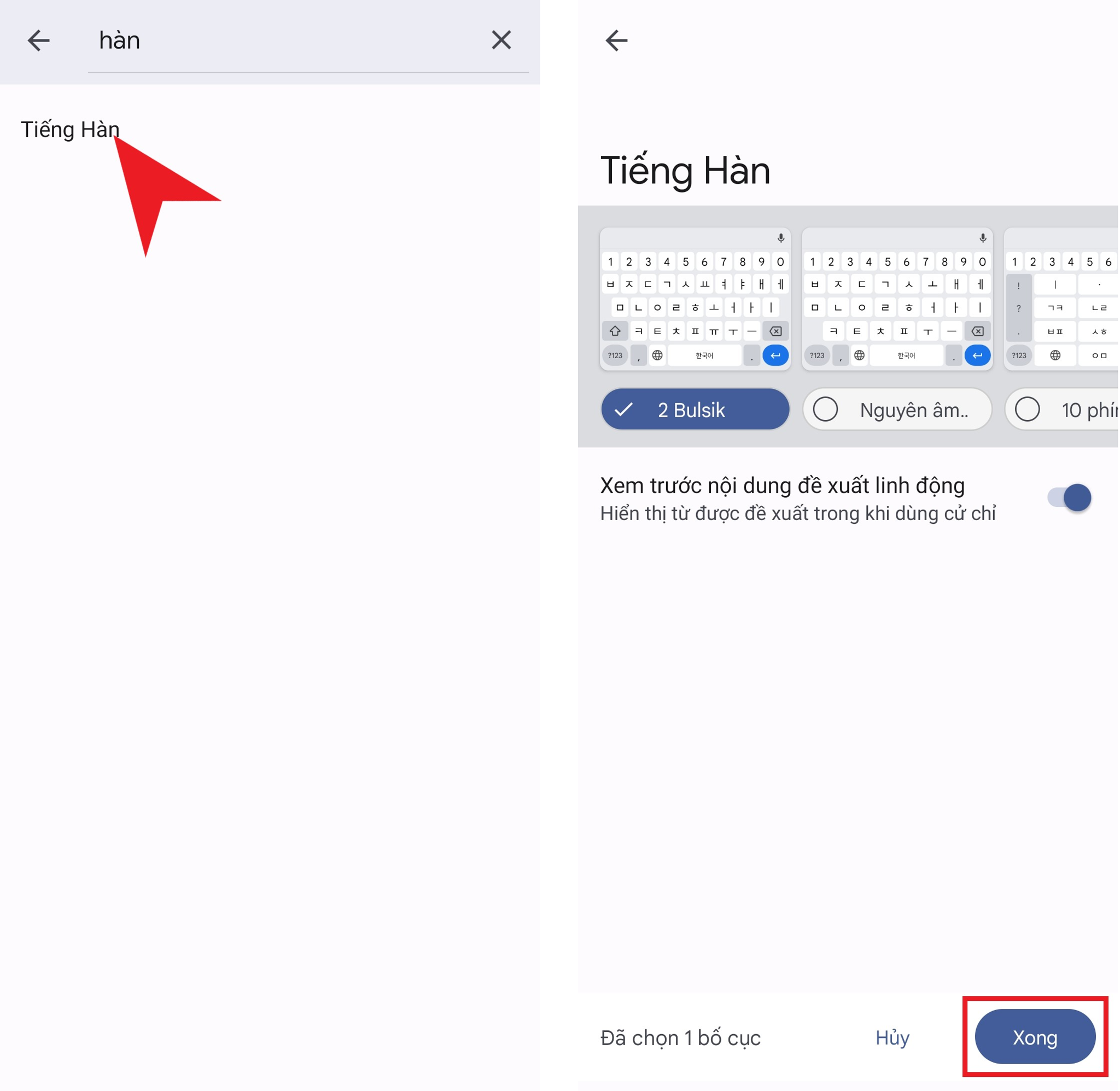 GEARVN - Tìm kiếm và thay đổi ngôn ngữ tiếng Hàn, tiếng Trung cho bàn phím