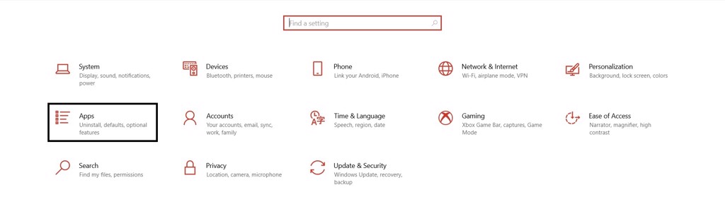 Gỡ ứng dụng bằng Settings - GEARVN