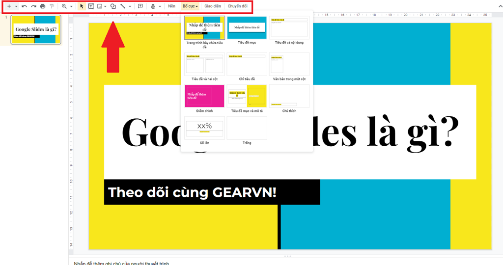 GEARVN - Hướng dẫn sử dụng Google Slides đơn giản