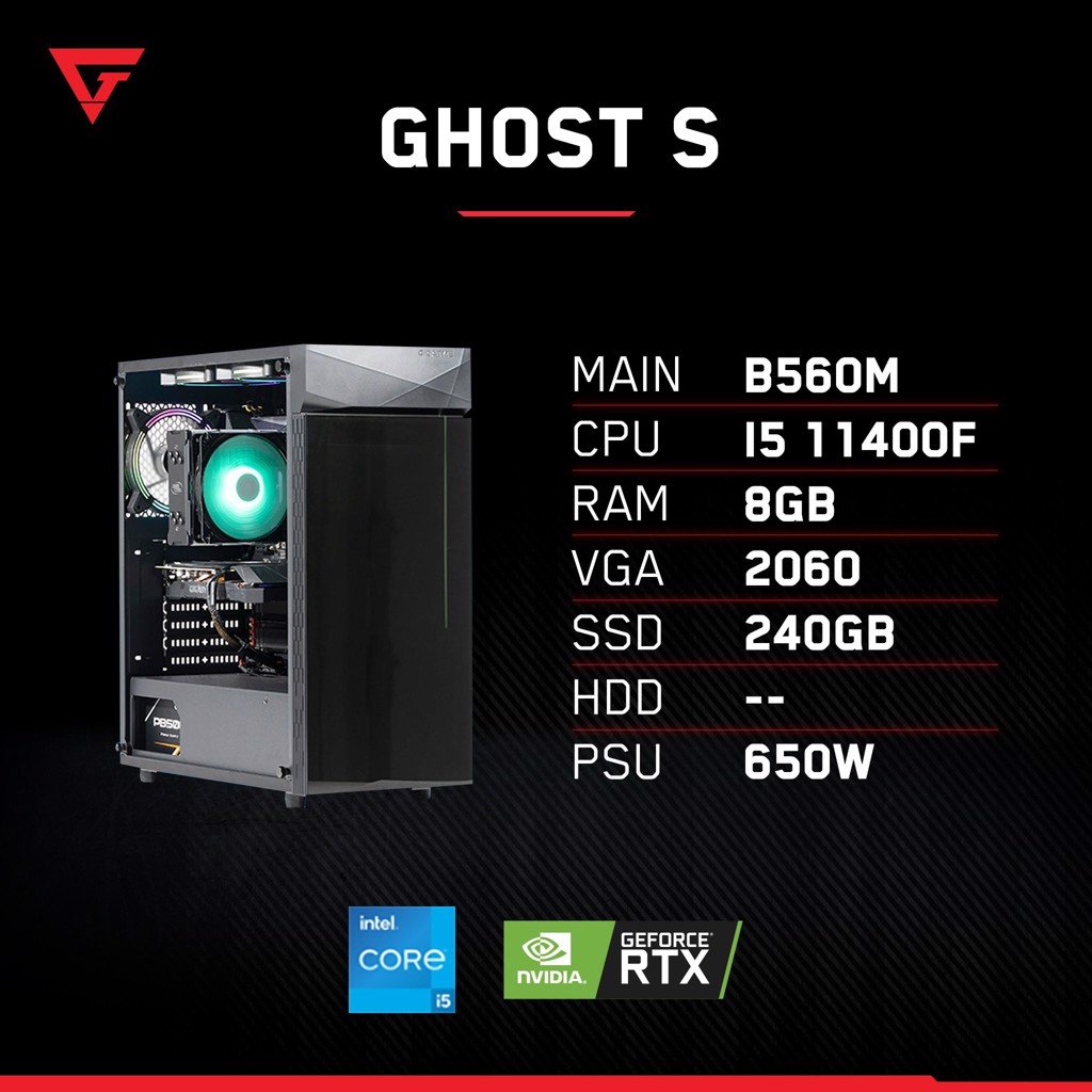GEARVN.COM - Cấu hình PC GVN Ghost S