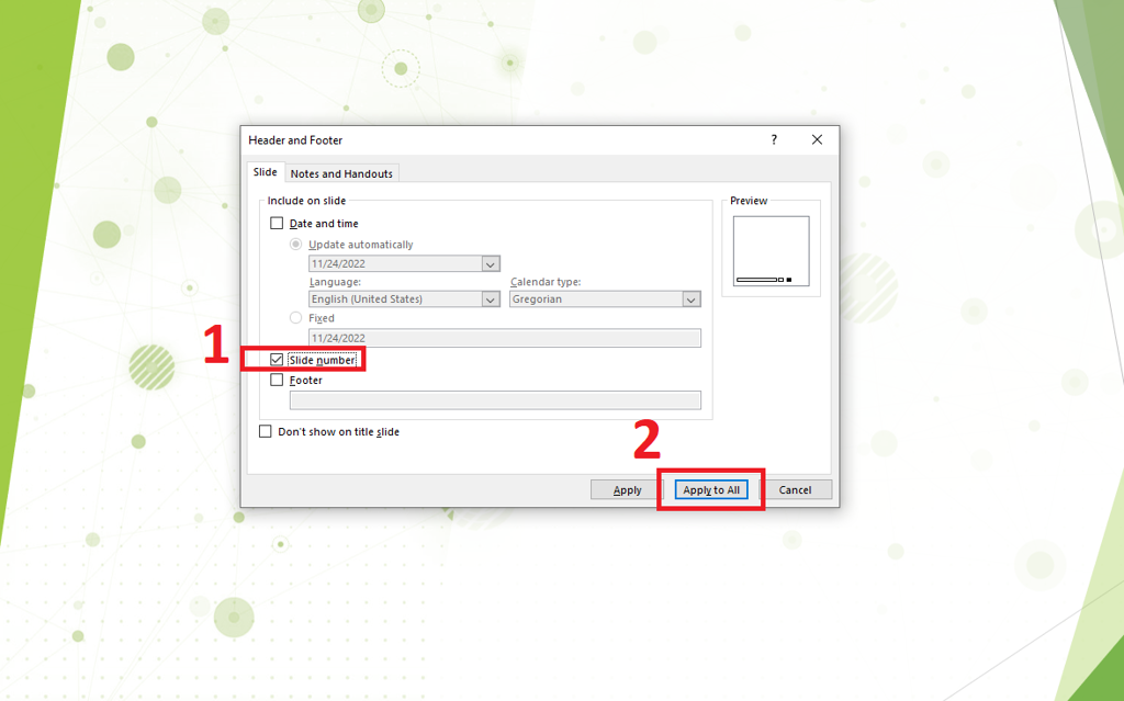 GEARVN - Cách đánh số trang trong PowerPoint cho tất cả các trang
