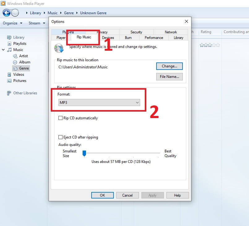 GEARVN Hướng dẫn chuyển WMA sang MP3 bằng Windows Media Player