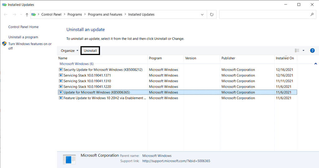 GEARVN.COM - Hướng dẫn gỡ cập nhật từ Windows 10