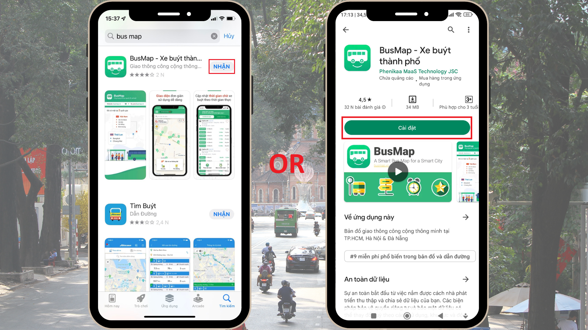 GEARVN - Download Busmap về điện thoại