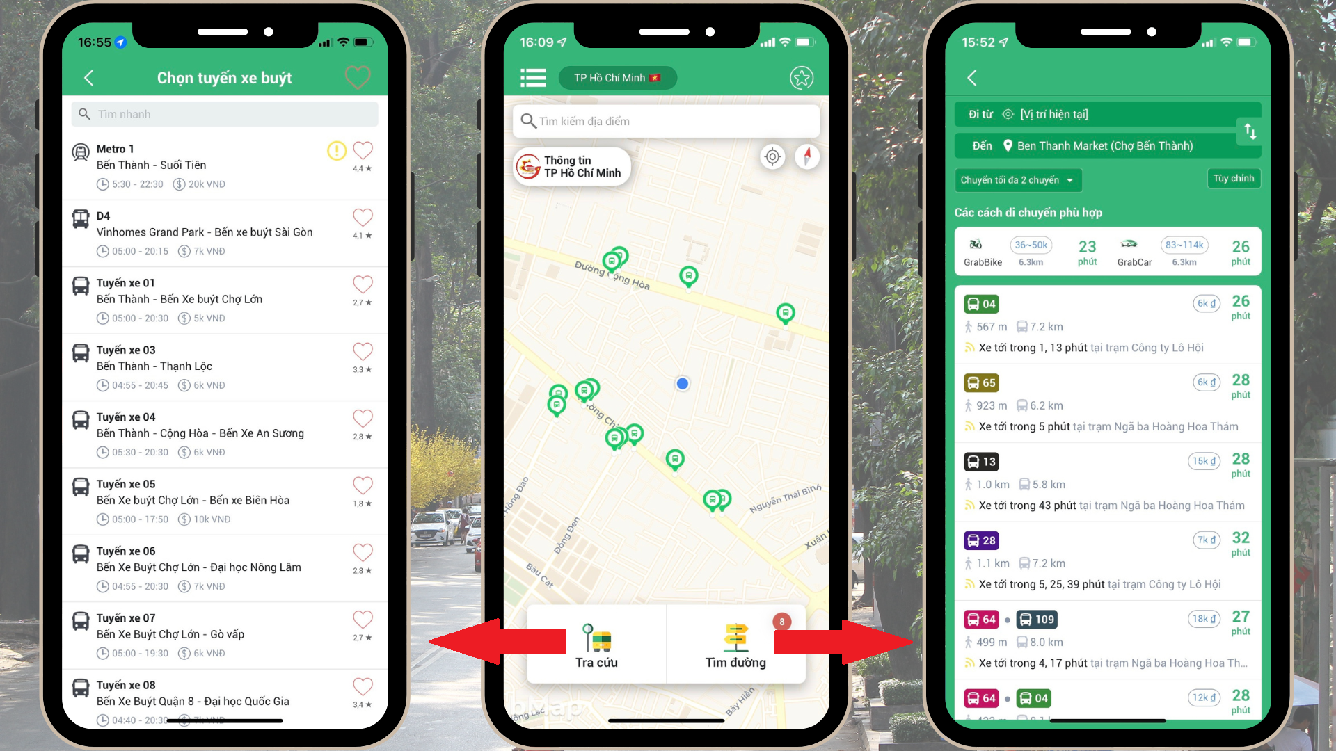 GEARVN - Những tính năng của Busmap
