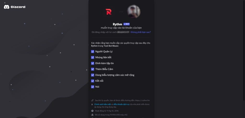 Thêm bot phát nhạc vào Discord - GEARVN.COM