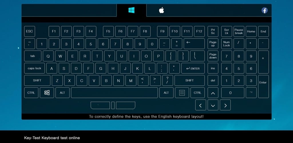 GEARVN.COM - Trang web test keyboard online Key-Test