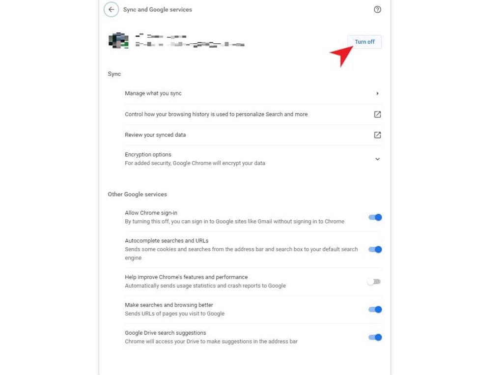 GEARVN - Tắt tính năng đồng bộ với Google