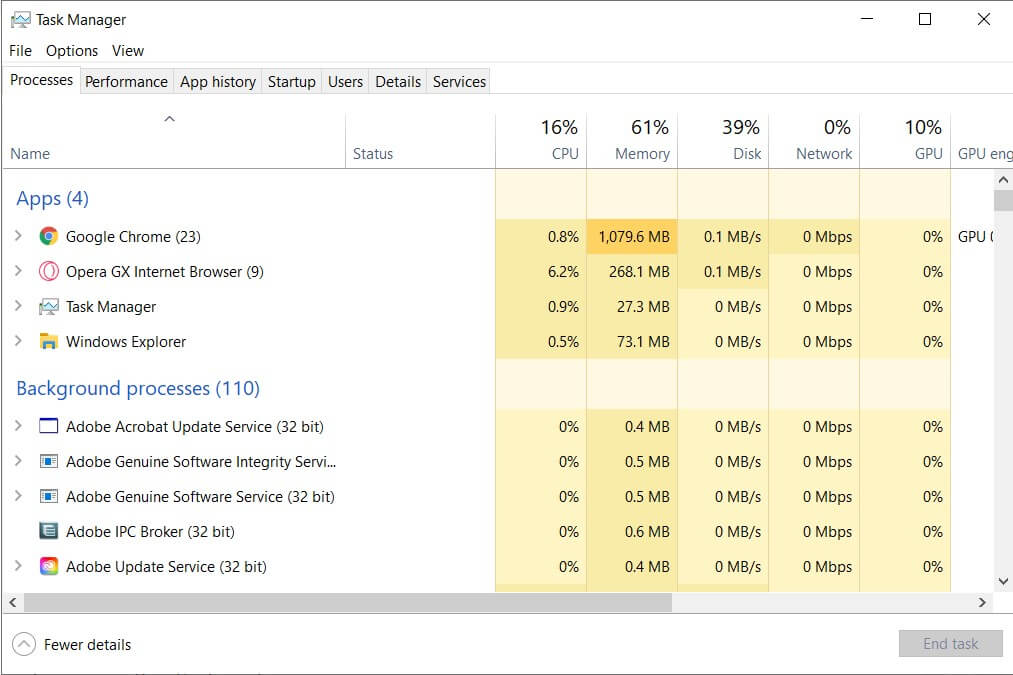 GEARVN.COM - Task Manager trên Windows 10