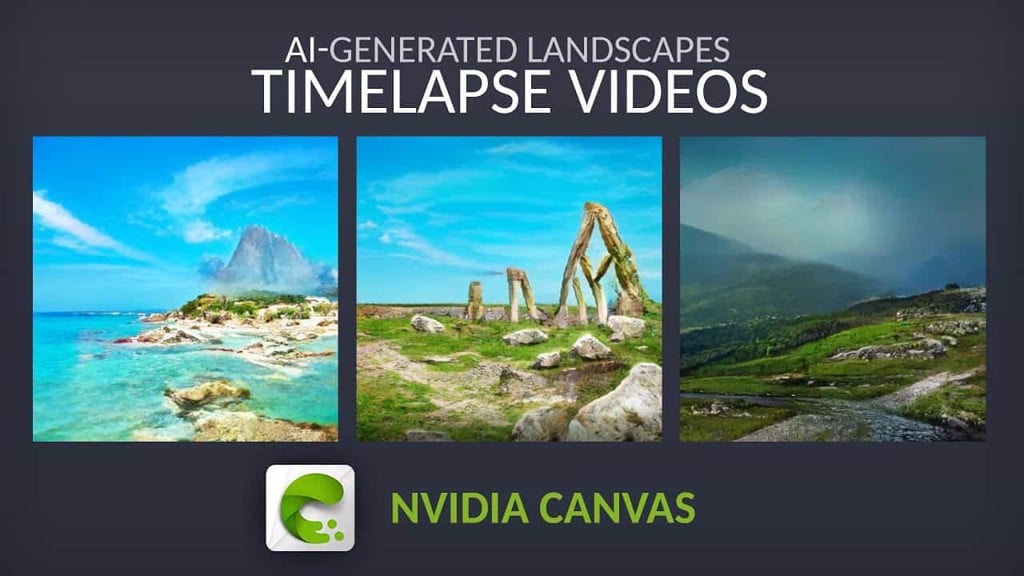 Tính năng của NVIDIA Canvas  - GEARVN