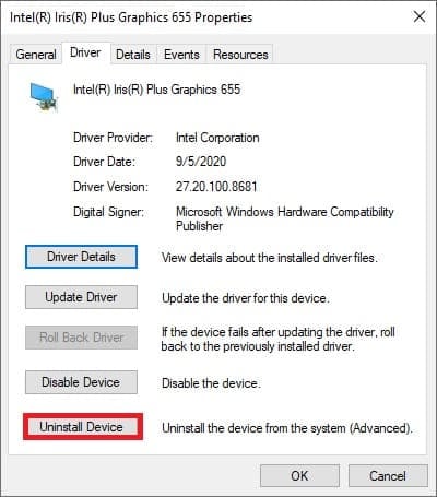 Gỡ driver card màn hình - GEARVN