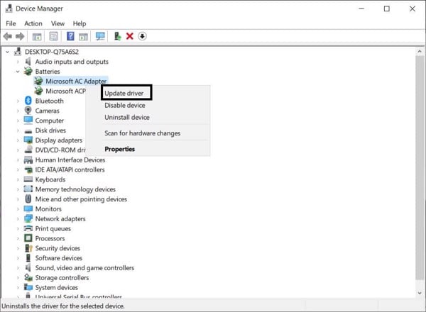 Cập nhật driver để sửa lỗi Not Responding - GEARVN.COM