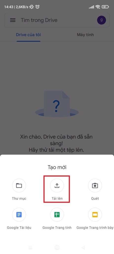 Tải và lưu file trên Google Drive - GEARVN