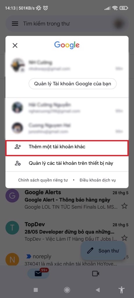 Tạo tài khoản Google Drive - GEARVN