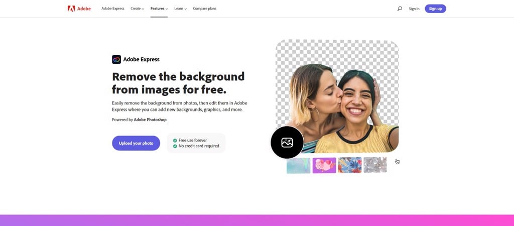 Adobe Express - Công cụ xóa background chuyên nghiệp | GEARVN