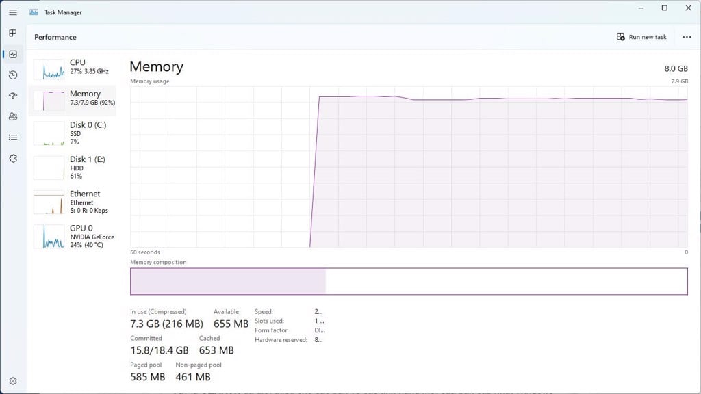 Giao diện mới của Task Manager - GEARVN